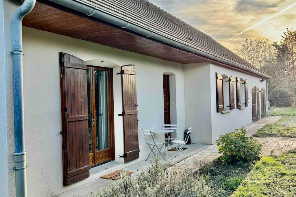 אברמס Gite 3 Etoiles Les Gourlines Avec Balneo, Veranda, Piscine Et Garage מראה חיצוני תמונה
