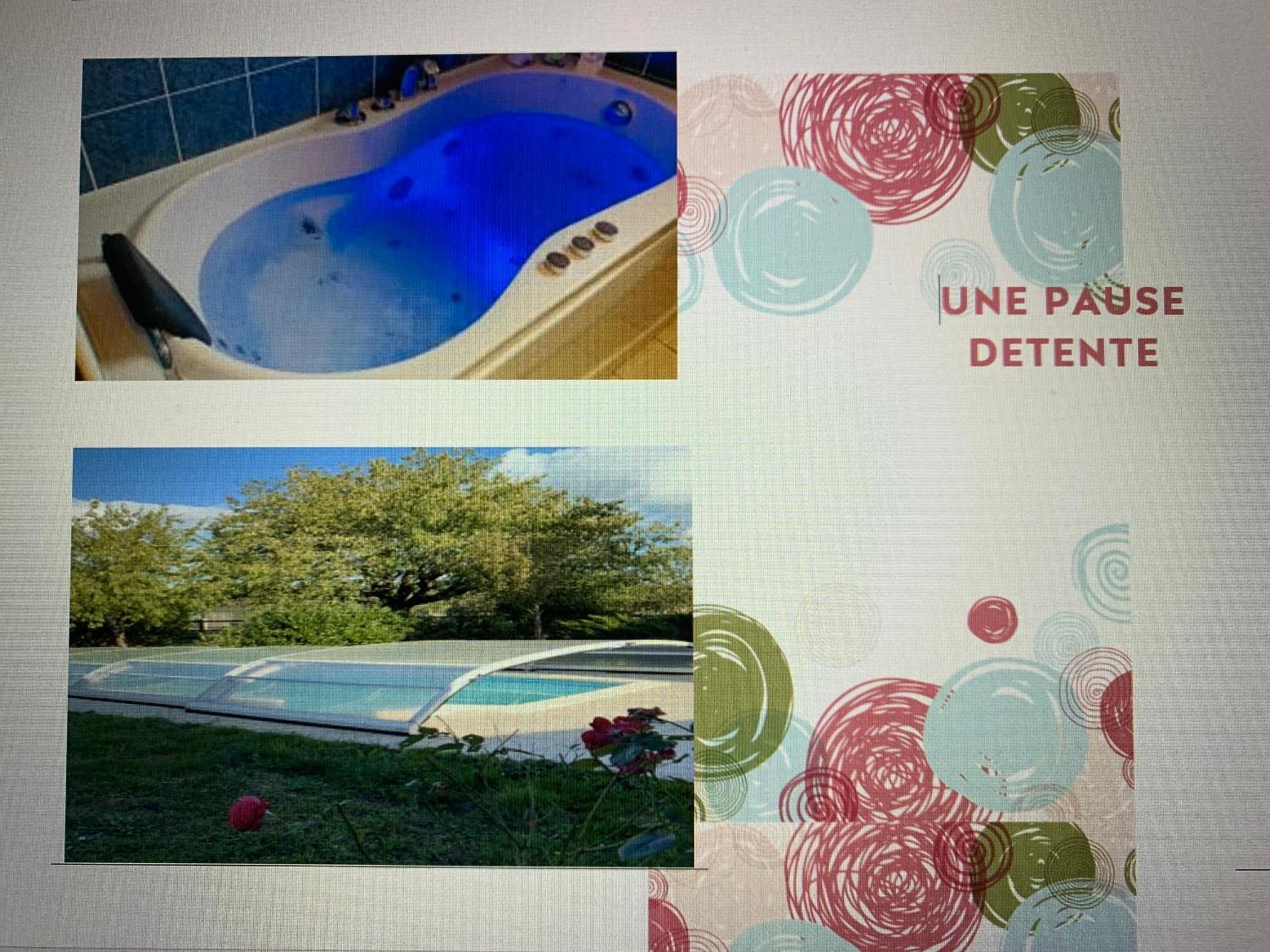 אברמס Gite 3 Etoiles Les Gourlines Avec Balneo, Veranda, Piscine Et Garage מראה חיצוני תמונה
